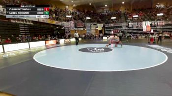 157 lbs Champ. Round 1 - Josiah Pattangall, Oberlin-Decatur Community Hs vs Kaiden Schultze, Osborne Hs