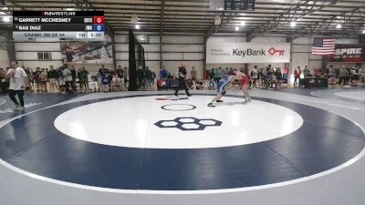 74 kg Champ. Rd Of 64 - Garrett McChesney, ERTC vs Bas Diaz, Jackrabbit Wrestling Club