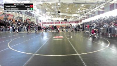 113 lbs Quarterfinal - Penn Boger, Concord-Carlisle vs Jalen Streeter, Springfield Central