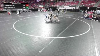 D2-113 lbs Quarterfinal - Kolten Bollig, Evansville vs Owen Feucht, East Troy