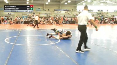 160 lbs Rr Rnd 1 - Scottie Ford, TNWC White - HSB vs Sean Strickland, Whitted Trained National Dual Team - HSB