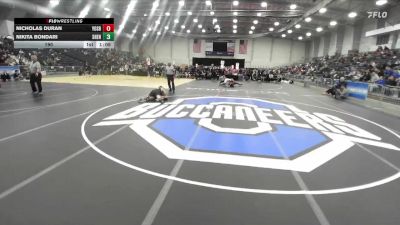 190 lbs Round 1 (3 Team) - Nikita Bondari, Shenendehowa vs Nicholas Duran, Yorktown Sr
