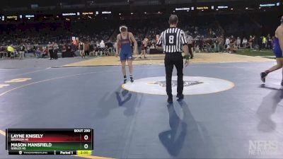 D4-157 lbs Semifinal - Mason Mansfield, Gobles HS vs Layne Knisely, Bronson HS