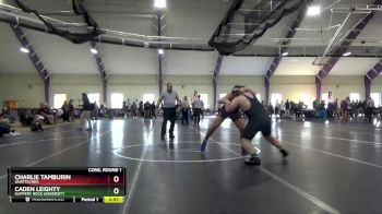 285 lbs Cons. Round 1 - Caden Leighty, Slippery Rock University vs Charlie Tamburin, Unattached