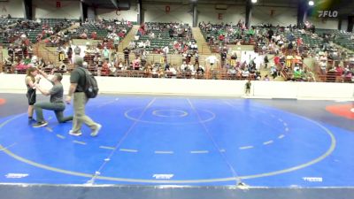76 lbs 3rd Place - Evan Mercier, Foundation Wrestling vs Greyson Boyd, Grizzly Wrestling Club