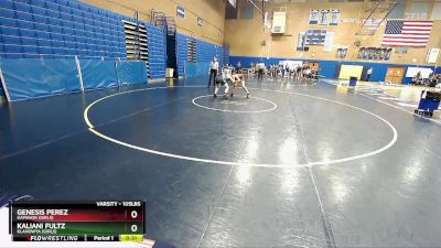 105lbs Cons. Round 1 - Genesis Perez, Kamiakin (Girls) vs Kaliani Fultz, Klahowya (Girls)