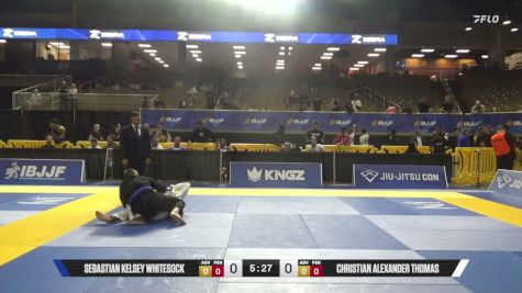 Christian Alexander Thomas vs Sebastian Kelsey Whitesock 2026 Pan Jiu Jitsu IBJJF Championship