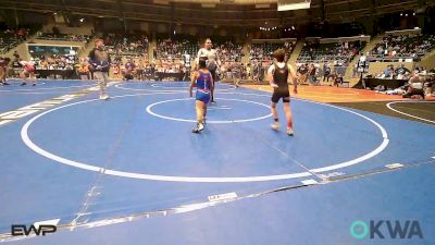 52 lbs Semifinal - Bear Bryan, Coweta Tiger Wrestling vs Logan Smith, Smith Wrestling Academy