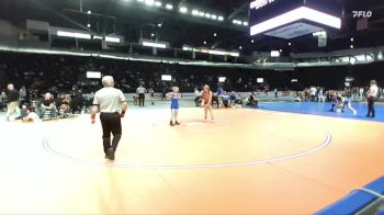 Girls 100 lbs Cons. Round 2 - Anna Johnson, Omak (Girls) vs Brianna Canchola, McNary