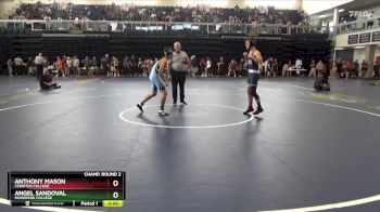 125 lbs Champ. Round 2 - Anthony Mason, Cerritos College vs Angel Sandoval, Moorpark College