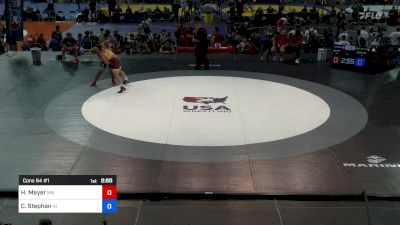 215 lbs Cons 64 #1 - Hank Meyer, MN vs Christian Stephan, HI