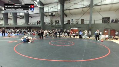 Junior Boys FS - 285 lbs Cons. Round 4 - Salvador Almazan, CA vs Isandre De La Torre, OR