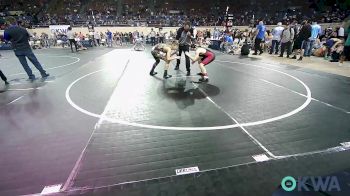 112 lbs Semifinal - Michael Brunson, Hilldale Youth Wrestling Club vs Diesel Russell, Salina Wrestling Club