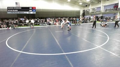 170 lbs 7th Place Match - Kylie Eilken, Alber Athletics Wrestling Club vs Alexis Storsved, MATPAC Wrestling Club