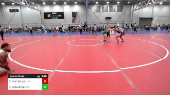 135A lbs Quarterfinal - Curtis Zion Borge, Team Shutt vs Sammy Spaulding, Dragon Rtc