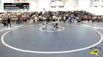 70 lbs Champ. Round 2 - Dausyn Moyer, Brockport Youth Wrestling Club vs Bruno Muscarella, WRCL Wrestling Club