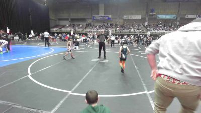 58 lbs Semifinal - Teo Gurule, Stout Wr Acd vs Beyeler Dumbleton, Bear Cave