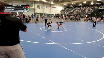 78-86 lbs Cons. Round 3 - Ivie Swihart, Central Kansas Young Lions vs Rylee Gabel, Pikes Peak Warriors Wrestling