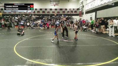 55 lbs Round 1 - Nickole Salem, Legacy Elite Wrestling Club vs Leanna Drook, Grizzlies Wrestling Club