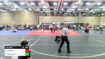 113 lbs Round Of 64 - Nicolas Arellano, California Grapplers vs Caleb Valenzuela, Chino WC