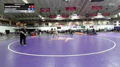 124 lbs Champ. Round 1 - Naomie Sylvestre, Friends University vs Mariah Smith, McKendree University