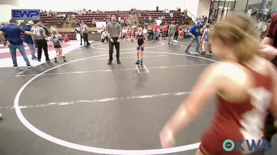 67 lbs Rr Rnd 2 - Riot Gongloff, Mannford Pirate Youth Wrestling vs Lily Keith, Perry Wrestling Academy