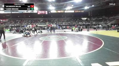 215 lbs Semifinal - Caden Brooks, Mead vs McGregor Miller, Madison