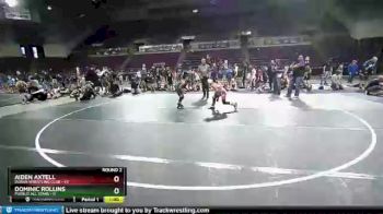 84 lbs Round 2 (10 Team) - Aiden Axtell, Duran Wrestling Club vs Dominic Rollins, Pueblo All Stars