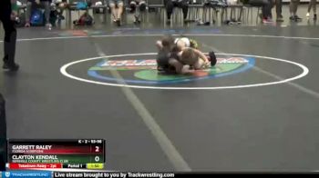 53 lbs Round 2 - Clayton Kendall, Seminole County Wrestling Club vs Garrett Raley, Florida Scorpions