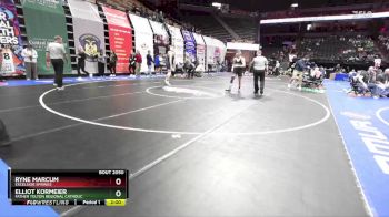 144 Class 2 lbs Champ. Round 1 - Ryne Marcum, Excelsior Springs vs Elliot Kormeier, Father Tolton Regional Catholic