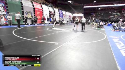 144 Class 2 lbs Champ. Round 1 - Ryne Marcum, Excelsior Springs vs Elliot Kormeier, Father Tolton Regional Catholic