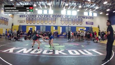 130 lbs Champ. Round 1 - Alexis Hutter, Braden River High School vs Taylor Pelchat, Ancient City Wrestling Club