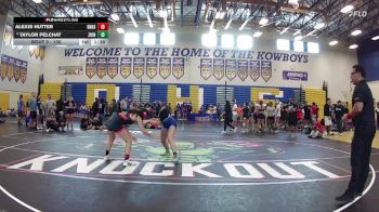 130 lbs Champ. Round 1 - Alexis Hutter, Braden River High School vs Taylor Pelchat, Ancient City Wrestling Club