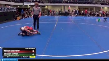 45 lbs Cons. Round 3 - Kreed Jesnowski, WCA (West Central Area) vs Lincoln Shafer, Moen Wrestling Academy