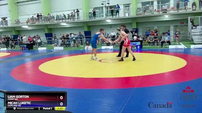 65kg 3rd Place Match - Liam Gorton, Coast WA vs Micah Luketic, Capilano WC