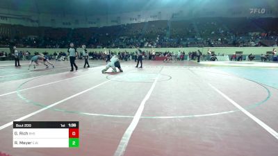 200 lbs Final - Gavin Rich, Blanchard High School vs Ritson Meyer, Elgin Wrestling