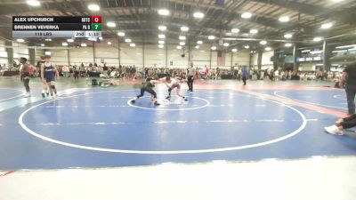 119 lbs Rr Rnd 2 - Alex Upchurch, Team Gotcha Blue - MS vs Brennen Veverka, PA Revival - MS