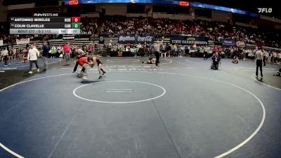 D 2 113 lbs Cons. Round 3 - Colin Clavelle, Carencro vs Antonnio Mireles, North DeSoto