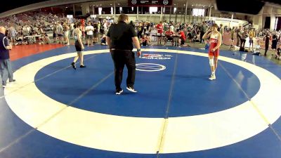 106 lbs Cons. Semis - Aiden Healey, Crystal Lake Wizards Wrestling Club vs Van Ward, Bad Karma Wrestling Club