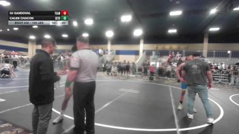 126 lbs Consi Of 8 #1 - Oj Sandoval, Team Credo vs Caleb Chacon, Dethrone WC