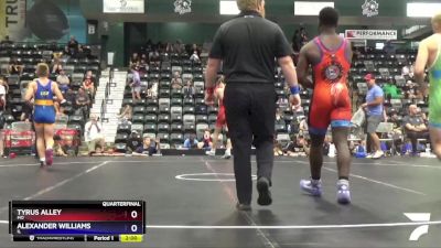 187 lbs Quarterfinal - Tyrus Alley, MO vs Alexander Williams, IL