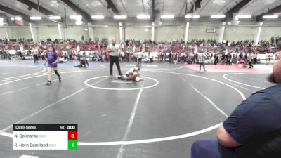 69 lbs Consolation - Noah Goimarac, Badlands WC vs Reed Horn Beanland, Dove Creek