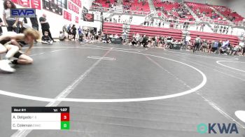 85 lbs Round Of 16 - Aaron Delgado, F-5 Grappling vs Corban Coleman, D3 Wrestling Cluib