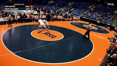 215 lbs Finals (8 Team) - Josh Hoffer, Washington vs Foley Calcagno, Elmhurst (IC Catholic)