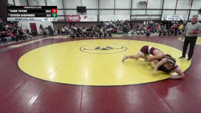 215 lbs Quarterfinal - Staten Shepherd, Juab vs Gabe Toone, Morgan