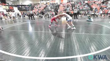 58 lbs Round Of 16 - Kason Gabbard, Raw Wrestling Club vs Hayden Gregory, Tulsa Blue T Panthers