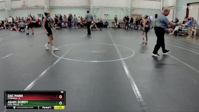 76 lbs Round 4 (8 Team) - Zac Paris, CTWHALE vs Adam Gordy, Full Circle