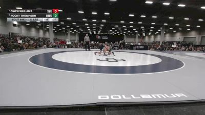 120 lbs Semis - Rocky Thompson, Open Mats Wrestling Club vs Owen Williams, Team Idaho Wrestling Club