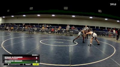 138 lbs Round 2 - Ronan Alexander, Brentwood Academy vs Brandon Graham, Cape Fear