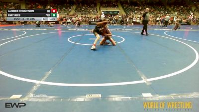 94 lbs Quarterfinal - Aubree Thompson, King Select vs Emy Rice, Prodigy Elite Wrestling